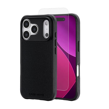 Case-Mate Case & Screen Protection Pack w/MagSafe for iPhone 17 Pro - Black